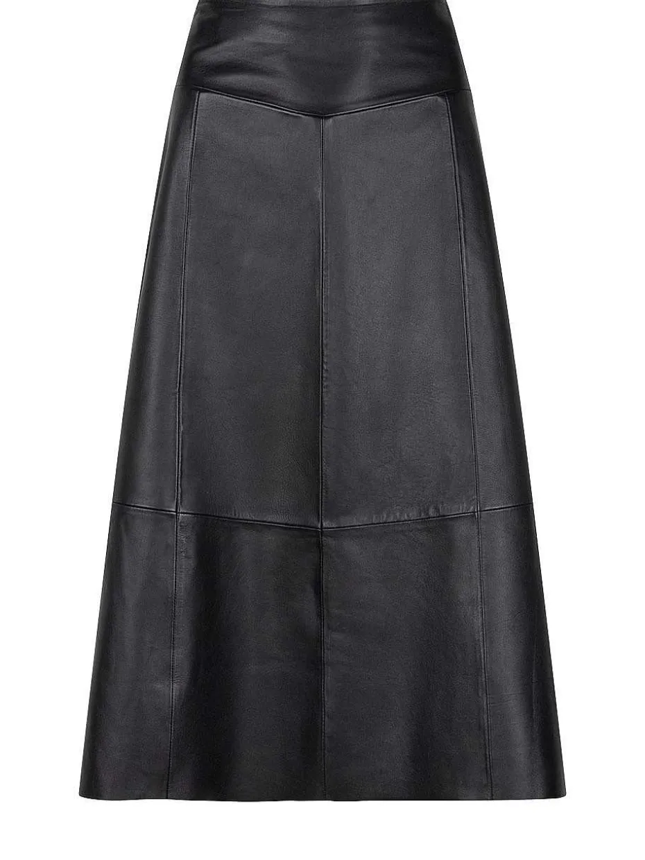 DANTE6 Celina Leren Rok New