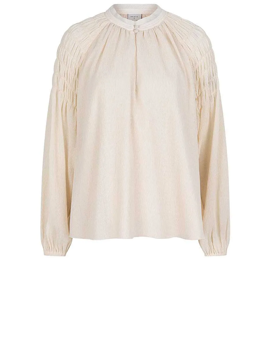 DANTE6 D6Aubrey Smocked Blouse New