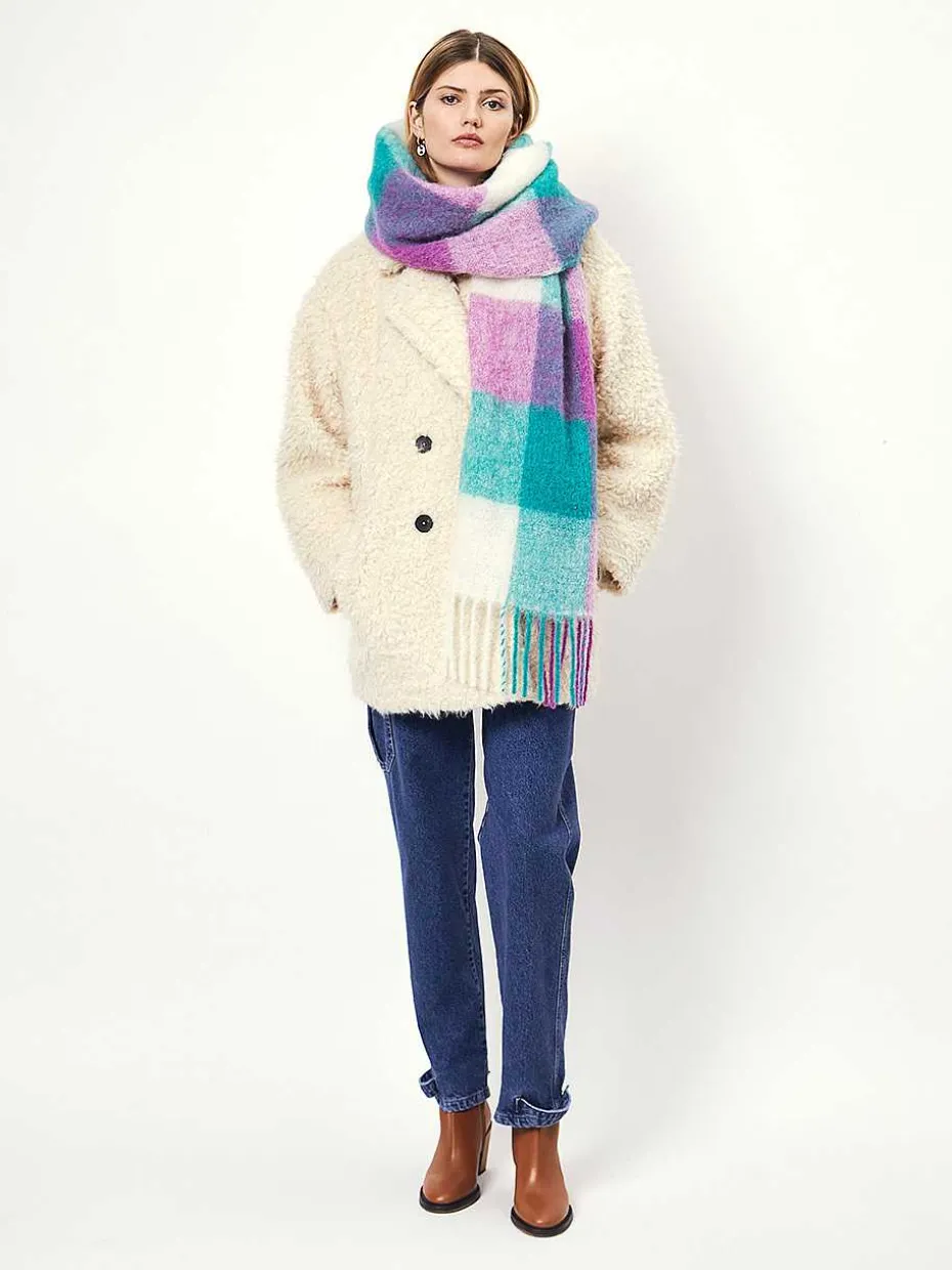 DANTE6 D6Blanchet Checked Scarf Clearance