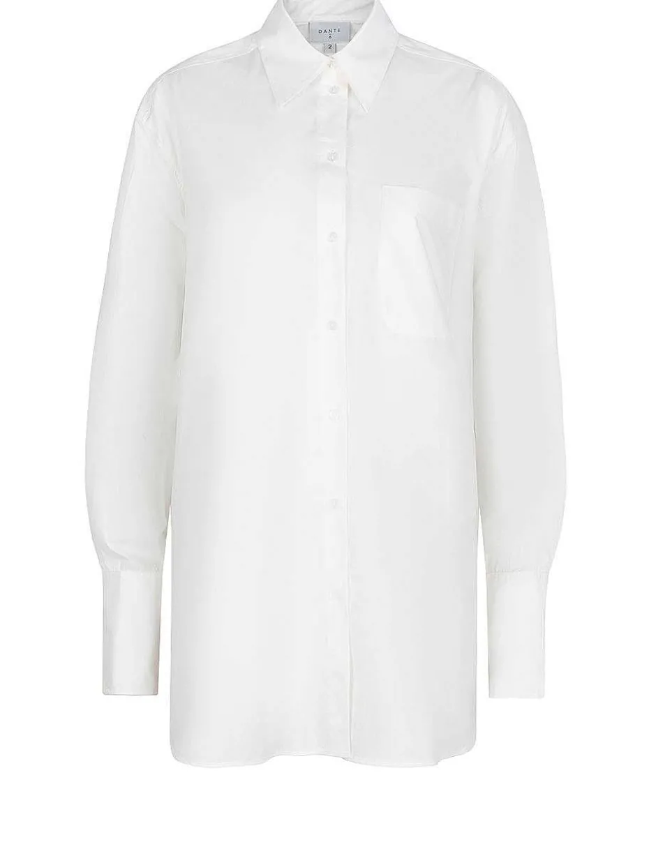 DANTE6 D6Ethan Oversized Poplin Shirt Clearance