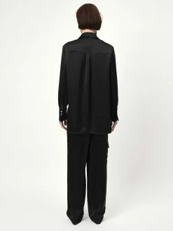 DANTE6 D6Harlow Satin Wide Pants Flash Sale