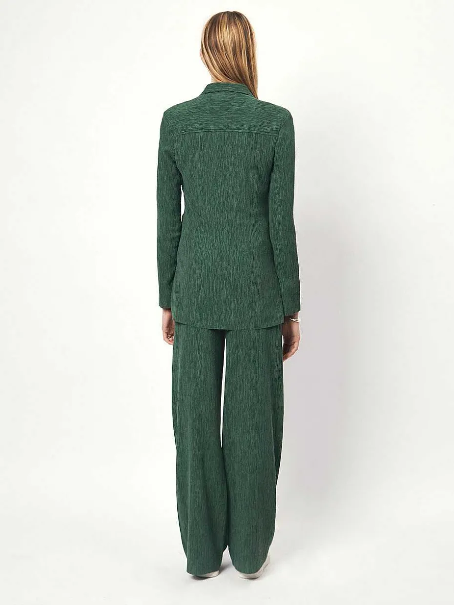 DANTE6 D6Hoys Plisse Wide Leg Pants Flash Sale