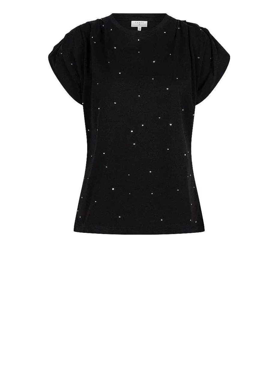 DANTE6 D6Idety Studded Rhinestone Tee Shop