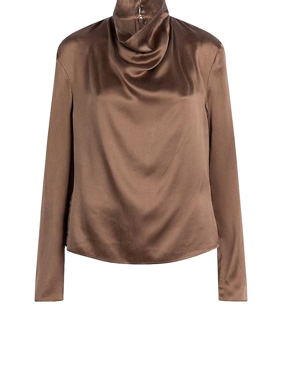 DANTE6 D6Ipsum Silk Drapey Top Best