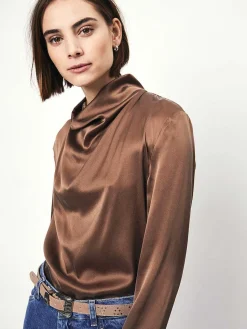 DANTE6 D6Ipsum Silk Drapey Top Best