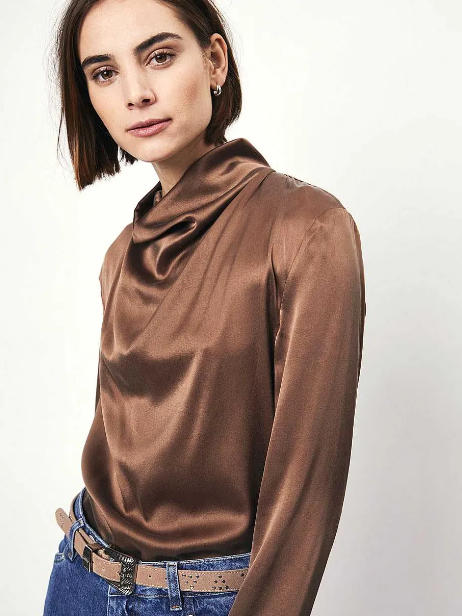DANTE6 D6Ipsum Silk Drapey Top Best