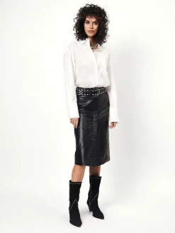 DANTE6 D6Knox Cropped Poplin Shirt Best