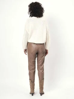 DANTE6 D6Kuno Leather Jogger Pants Discount