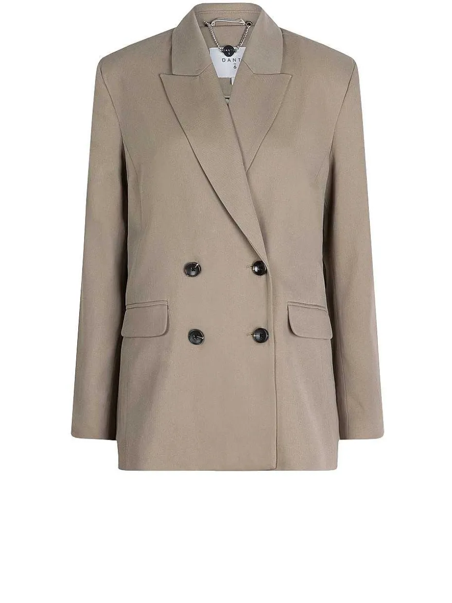 DANTE6 D6Lirio Double Breasted Blazer Best Sale
