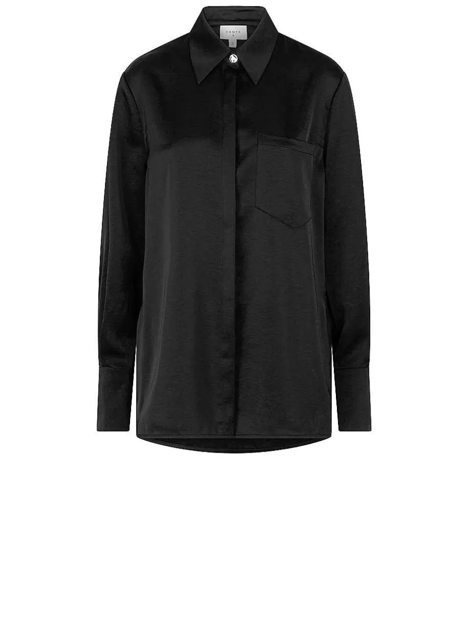DANTE6 D6Louda Satin Long Shirt New