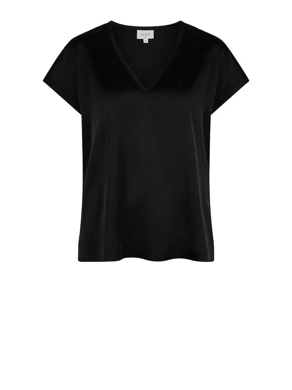 DANTE6 D6Luiza Satin V-Neck Top Best Sale