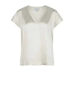 DANTE6 D6Luiza Satin V-Neck Top Best