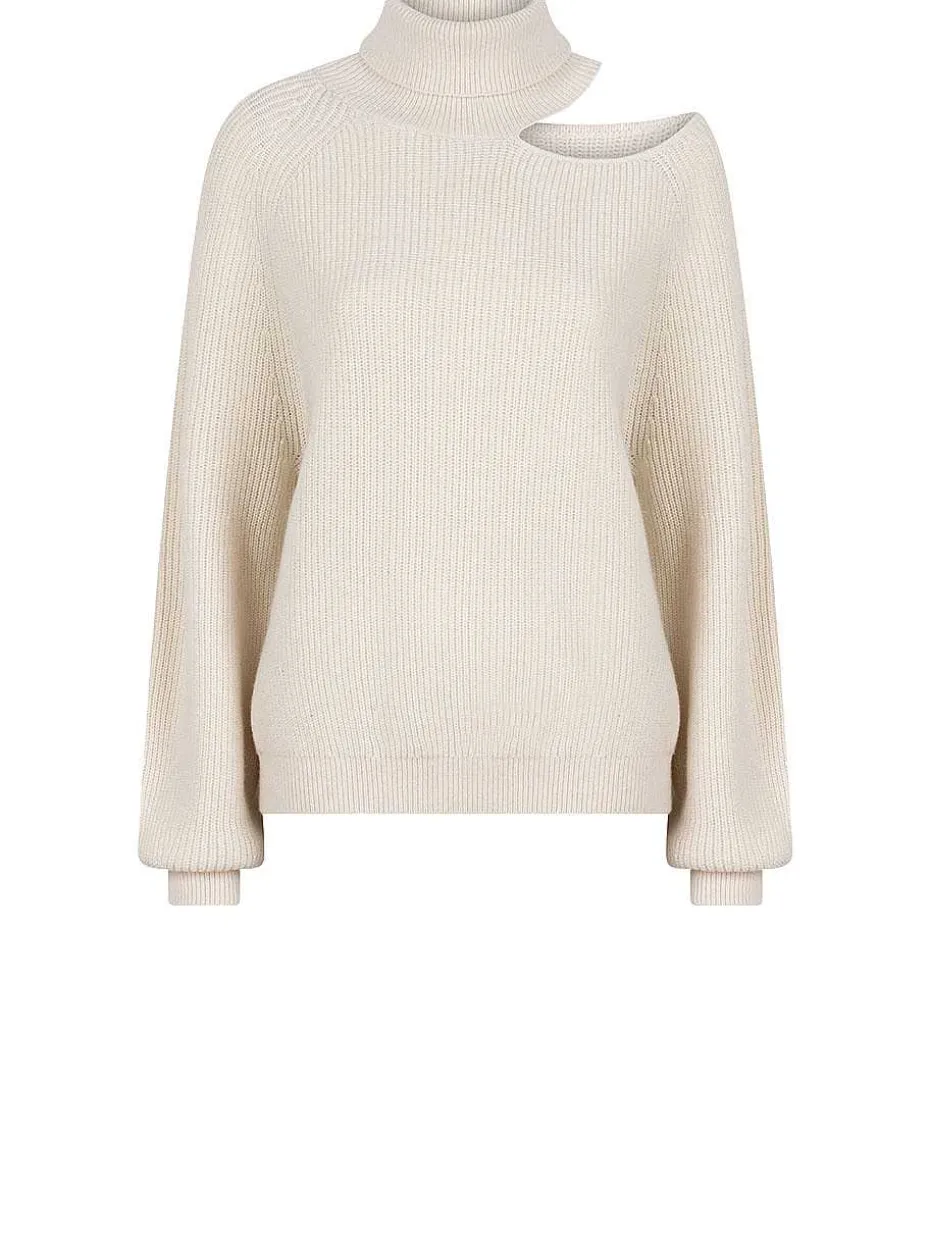 DANTE6 D6Marenna Asymetrical Sweater Clearance