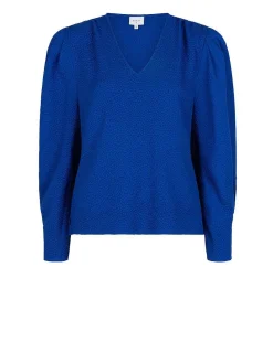 DANTE6 D6Miro Structured V-Neck Top Flash Sale