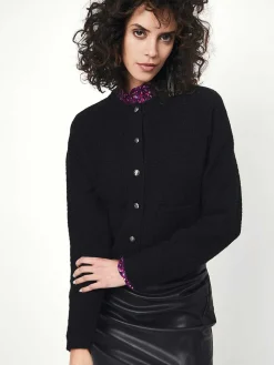 DANTE6 D6Nio Fancy Boucle Cardigan Fashion
