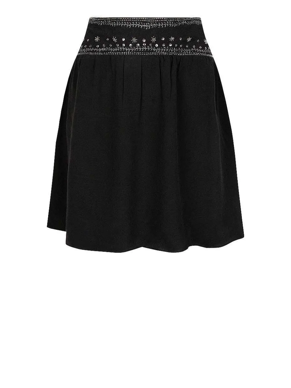 DANTE6 D6Niroka Embellished Skirt Clearance