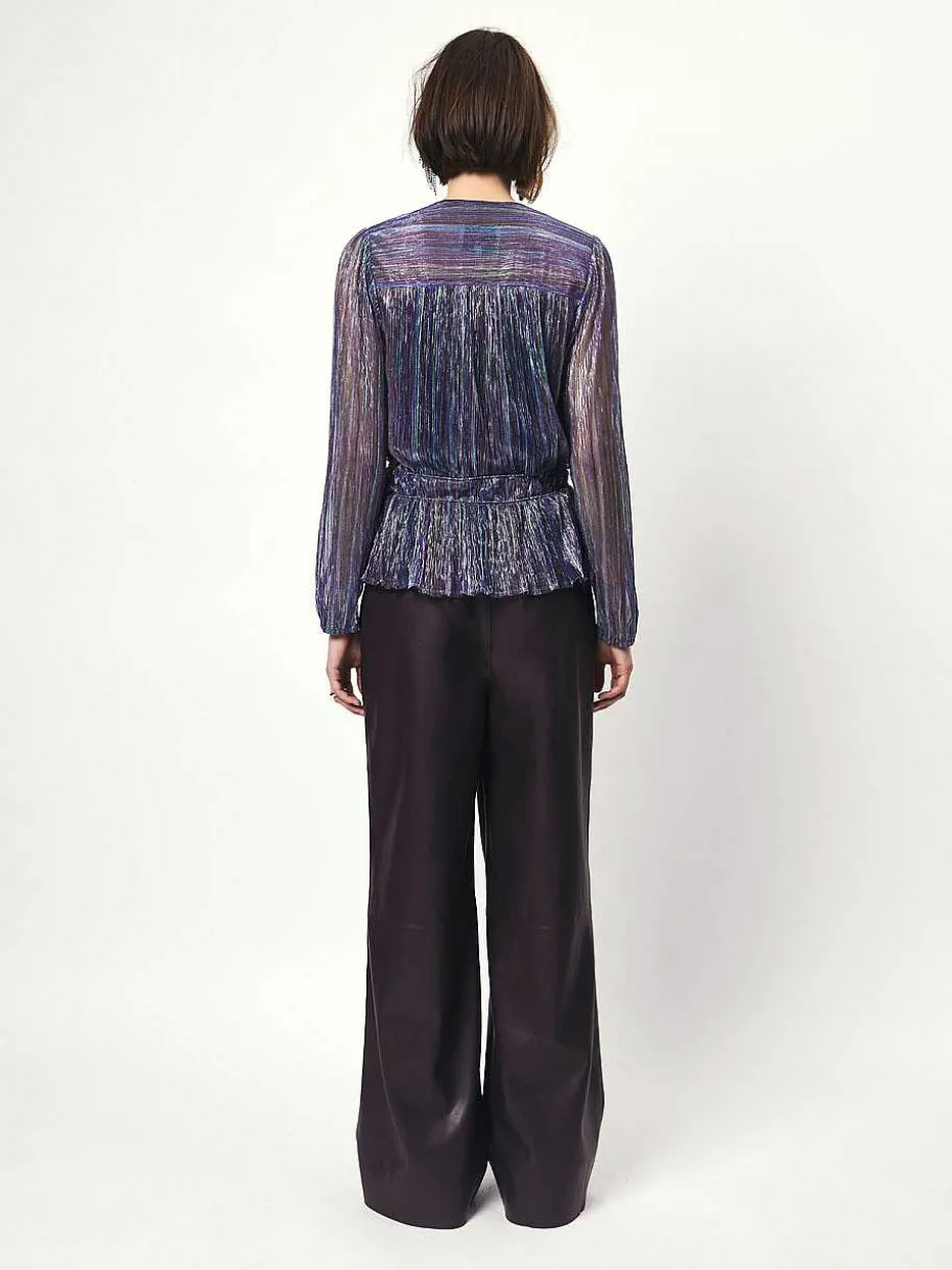 DANTE6 D6Oriana Plisse Top Hot