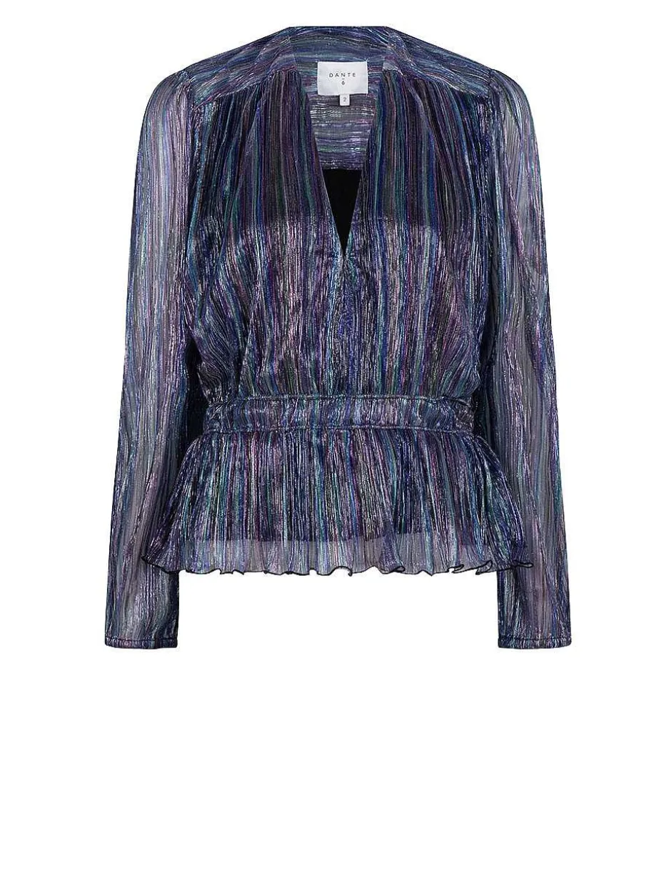 DANTE6 D6Oriana Plisse Top Hot