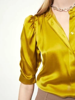 DANTE6 D6Pernaud Silk Smocked Blouse Online