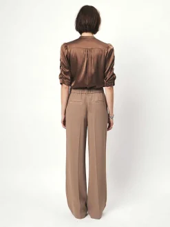 DANTE6 D6Pernaud Silk Smocked Blouse New