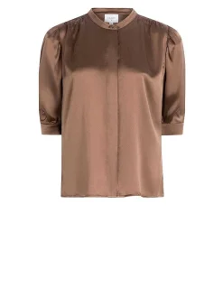 DANTE6 D6Pernaud Silk Smocked Blouse New