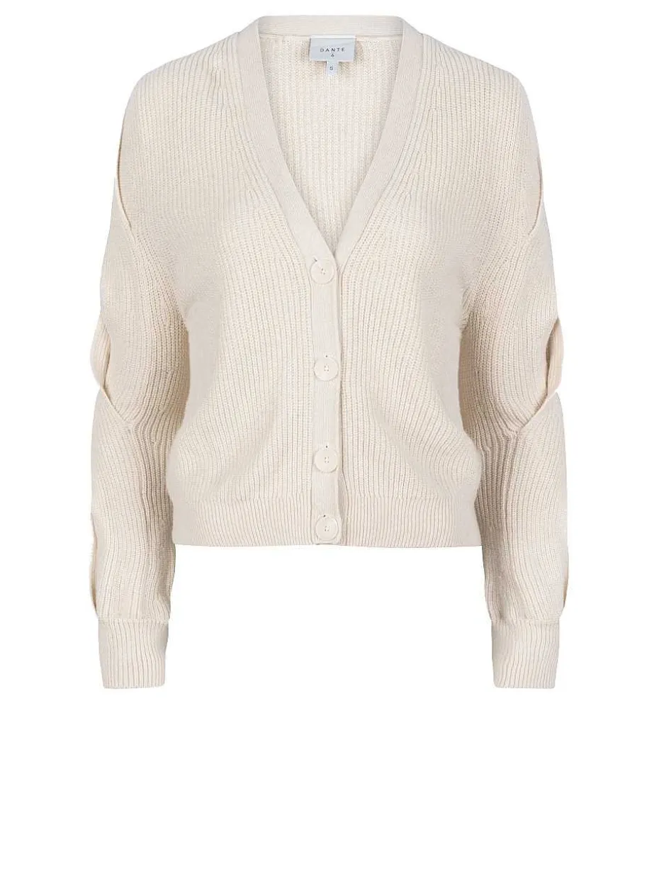 DANTE6 D6Spella Fancy Rib Cardigan New