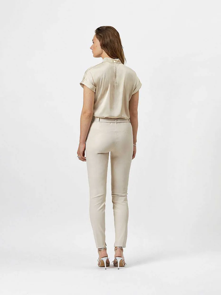 DANTE6 Duran Stretch Leather Broek Hot
