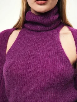 DANTE6 D6Yalena Halter Knit Sweater Discount