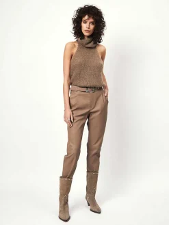 DANTE6 D6Yalena Halter Knit Sweater Fashion