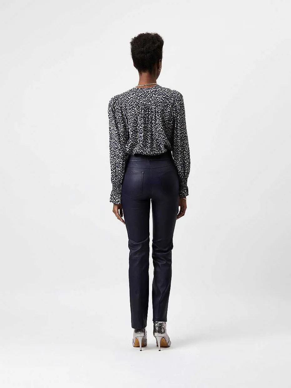 DANTE6 Fyen Stretch Leren Broek Sale