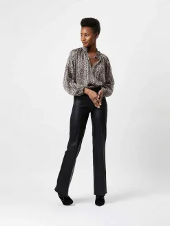 DANTE6 Gini Wide Leg Leren Broek Shop