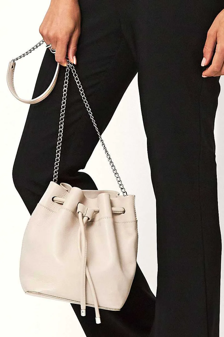DANTE6 Karlie Leren Bucket Tas Fashion