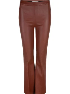 DANTE6 Tyson Crop Flare Leren Broek Flash Sale