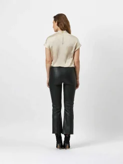 DANTE6 Tyson Leren Crop Flare Broek Store